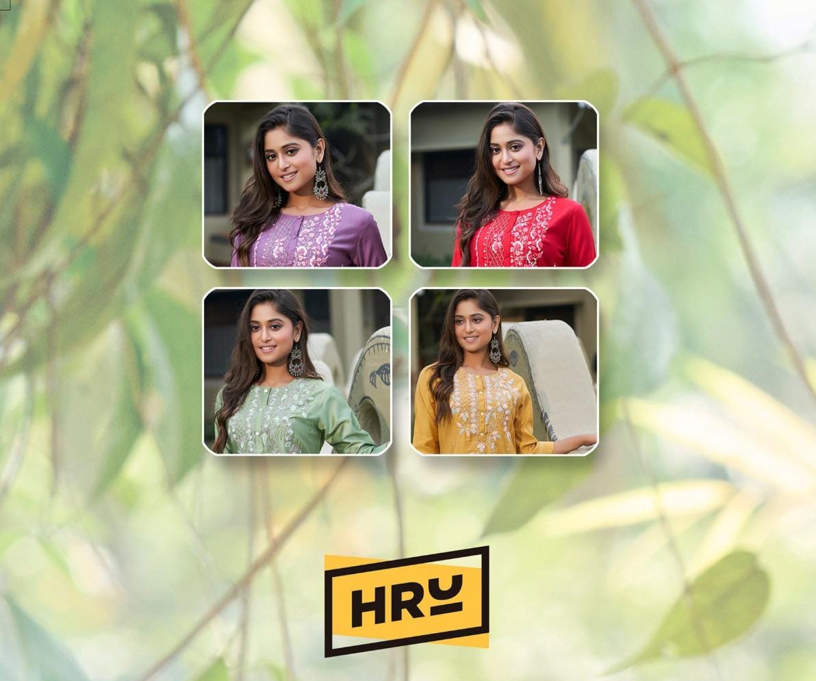 HRU Sita Gita Vol 3 Hand Work Designer Kurtis Wholesale Market In Surat With Price
